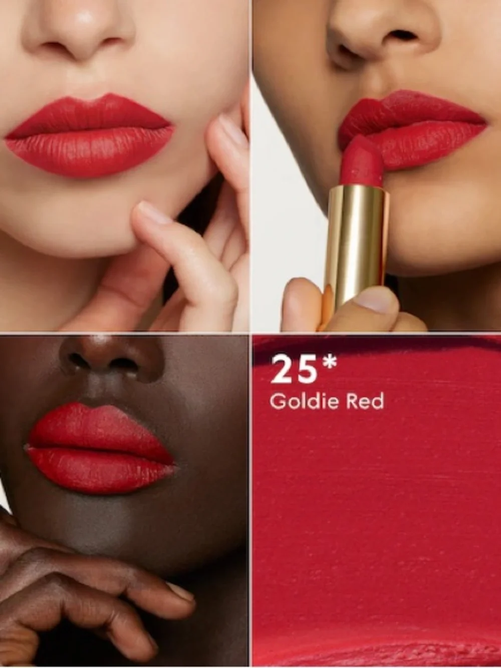 Gucci Rouge À Lèvres Mat MINI Size Lipstick - 25* Goldie Red 1g